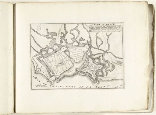 Plan of Le Havre, ca. 1702