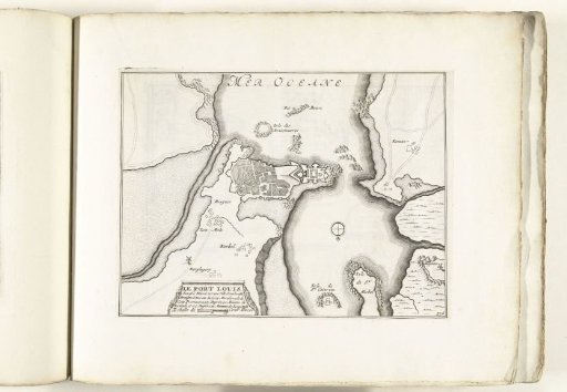 Plan of Port Louis, ca. 1702