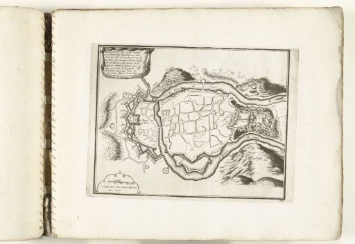 Plan of Besançon, ca. 1702