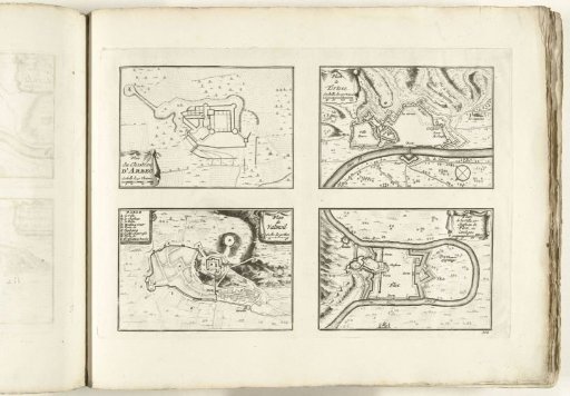 Plans of Tortosa and other places in Catalonia, ca. 1702
