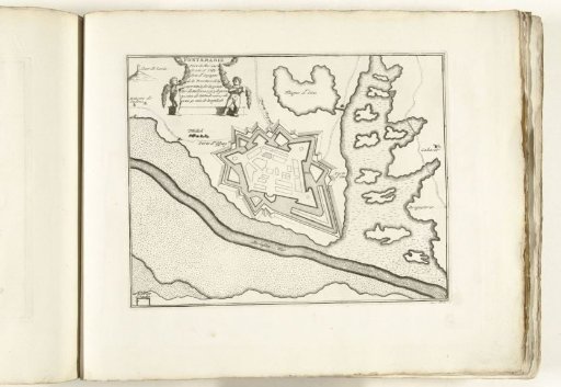 Plan of Fuenterrabía, ca. 1702