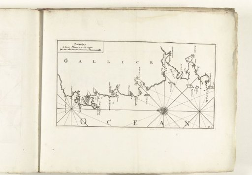 Map of the western coast of Galicia, ca. 1702