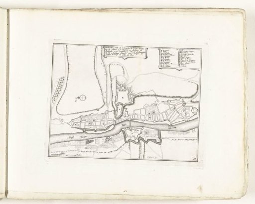 Plan of Dinant, c. 1702