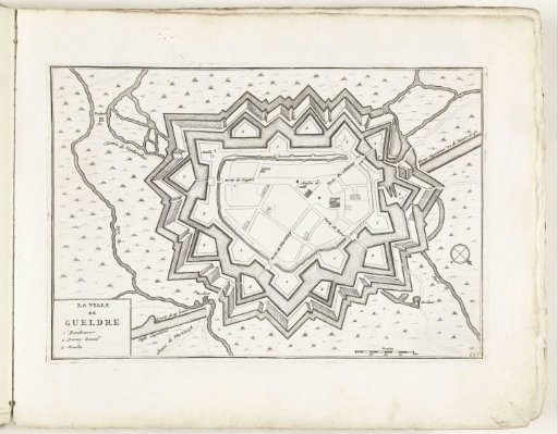 Plan of Geldern, c. 1702