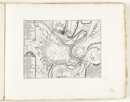 Map of Luxembourg, ca. 1702