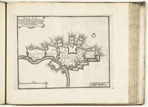 Map of Sedan, 1726