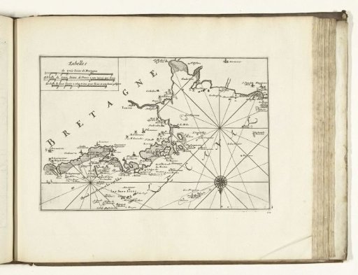 Map of the North Coast of Brittany, 1726