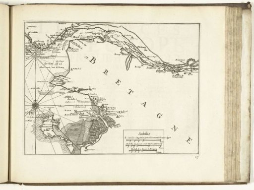 Map of the South Coast of Brittany near Nantes, 1726