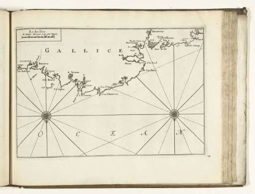 Map of the North Coast of Galicia, 1726