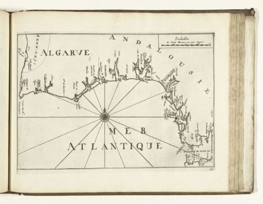 Map of the south coast of Portugal, 1726