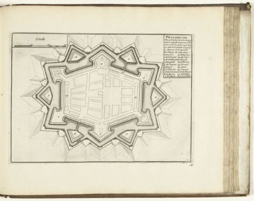Plan of Phalsbourg, 1726