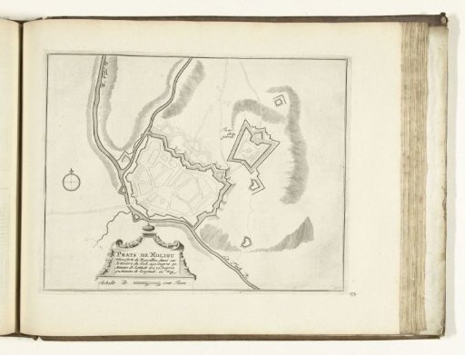 Plan of Prats-de-Mollo-la-Preste, 1726