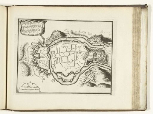 Plan of Besançon, 1726