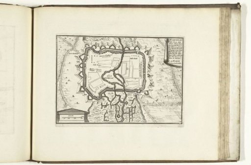 Map of Haguenau, 1726