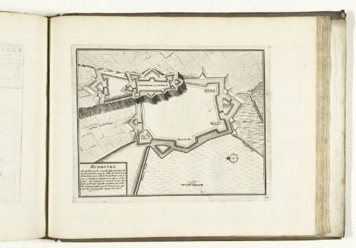 Plan of Homburg, 1726