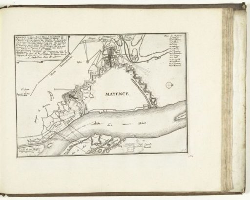 Plan of Mainz, 1726
