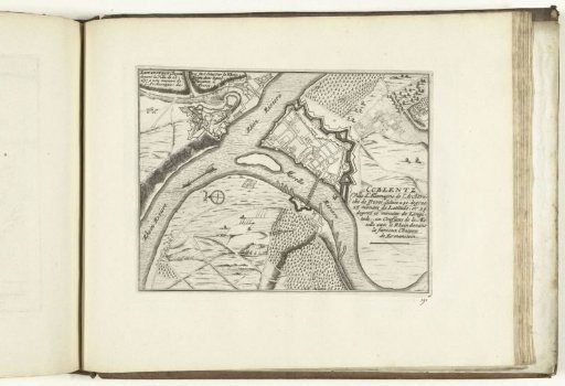 Plan of Koblenz, 1726