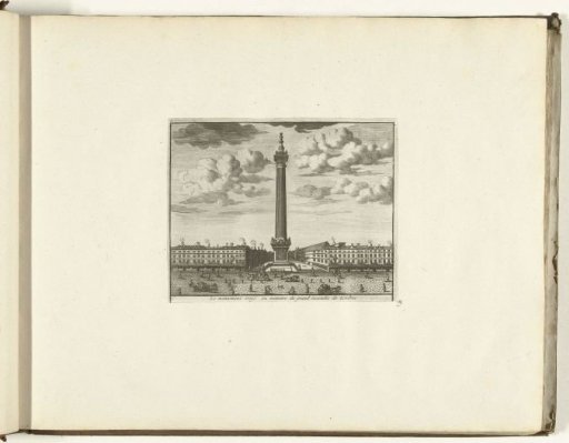 Monument to the Great Fire of London (1666), 1726