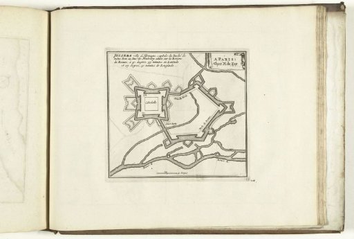 Map of Jülich, 1726