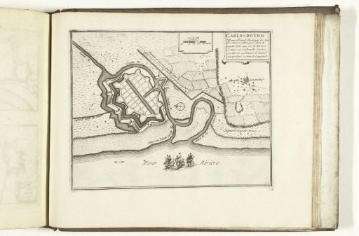 Map of Fort Carlsburg, 1726