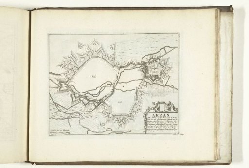 Plan of Arras, 1726