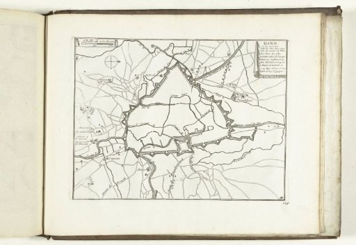 Plan of Ghent, 1726
