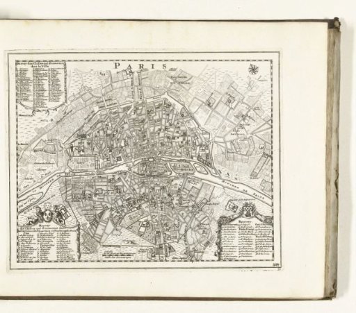 Plan of Paris, 1726