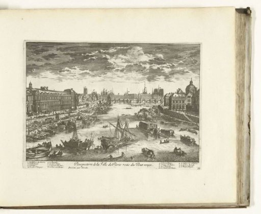 View of Paris from the Pont Rouge, 1726