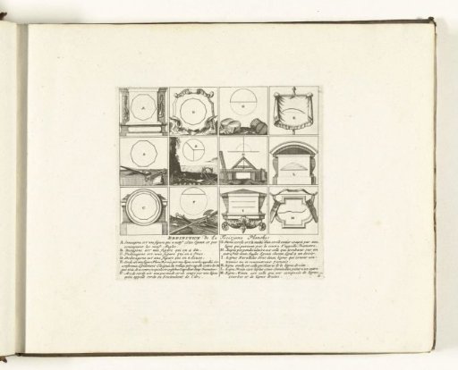 Third plate with figures in fortification, 1726