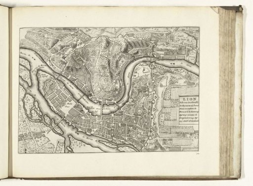 Plan of Lyon, 1726