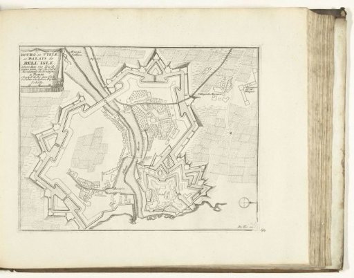 Plan of Belle Ile, 1726