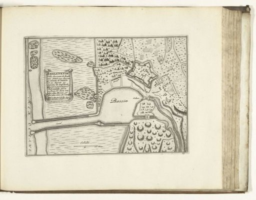 Map of Ambleteuse, 1726