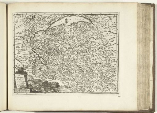 Map of Savoy, 1726