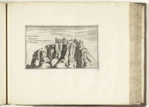 View of the Château de Miolans, 1726