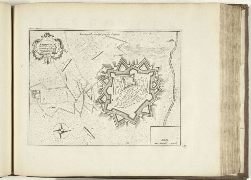Plan of Carmagnola, 1726