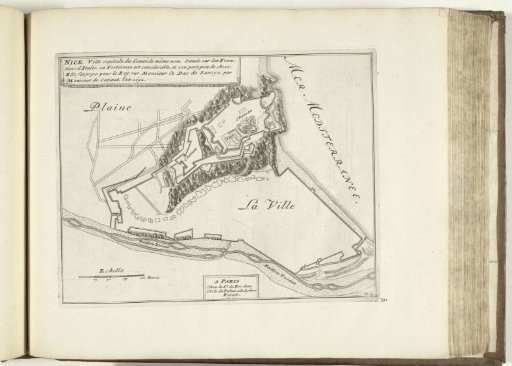 Plan of Nice, 1726
