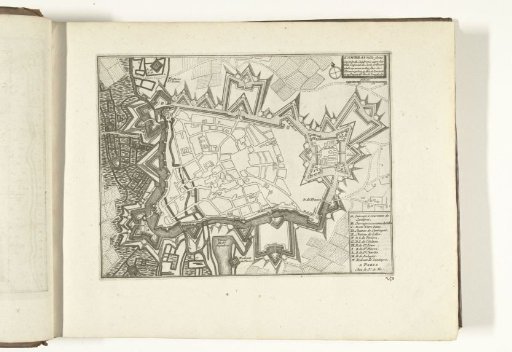 Map of Cambrai, 1726