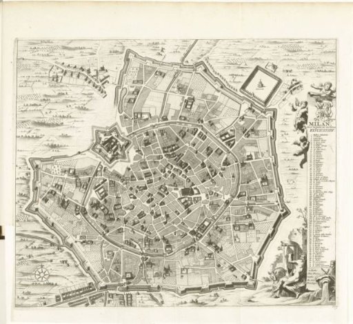 Plan of Milan, 1726