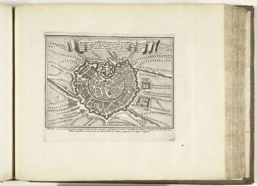 Plan of Milan, 1726