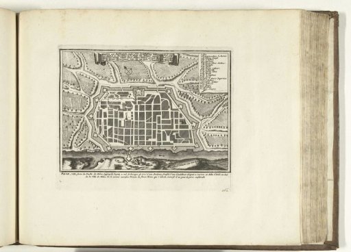 Plan of Pavia, 1726