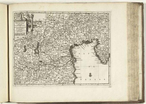 Map of the Republic of Venice, 1726