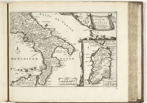 Map of the Kingdom of Naples, 1726