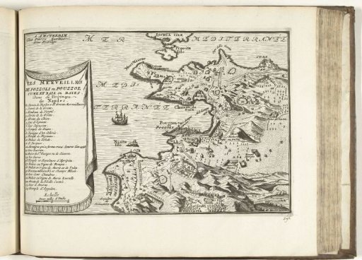 Map of the Coast near Pozzuoli, 1726