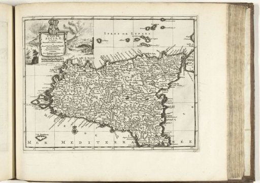 Map of Sicily, 1726