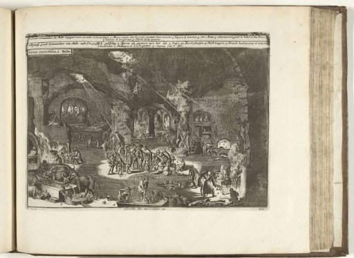 Grand Commander of Malta Visits Moors in a Cave, 1726