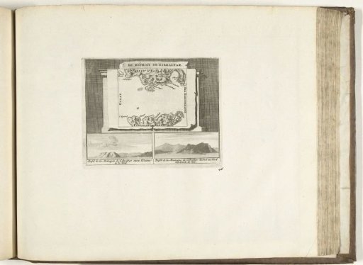 Map of the Strait of Gibraltar, 1726