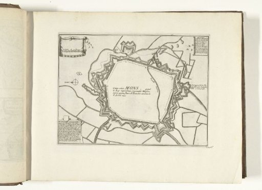 Map of Mons, 1726