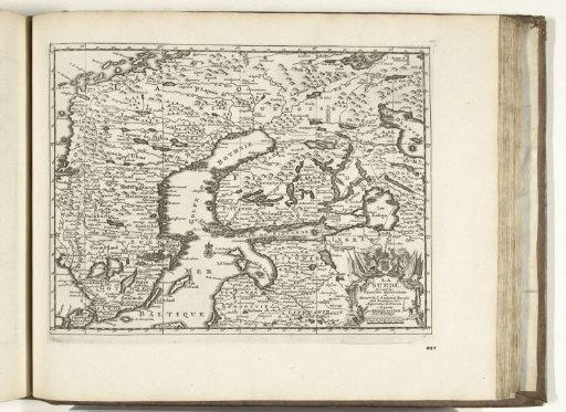 Map of Sweden, 1726