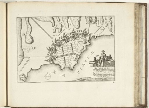 Plan of Gothenburg, 1726