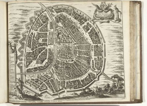 Plan of Moscow, 1726